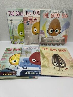 The Bad Seed/Good Egg book set lot of 6 books Jory John